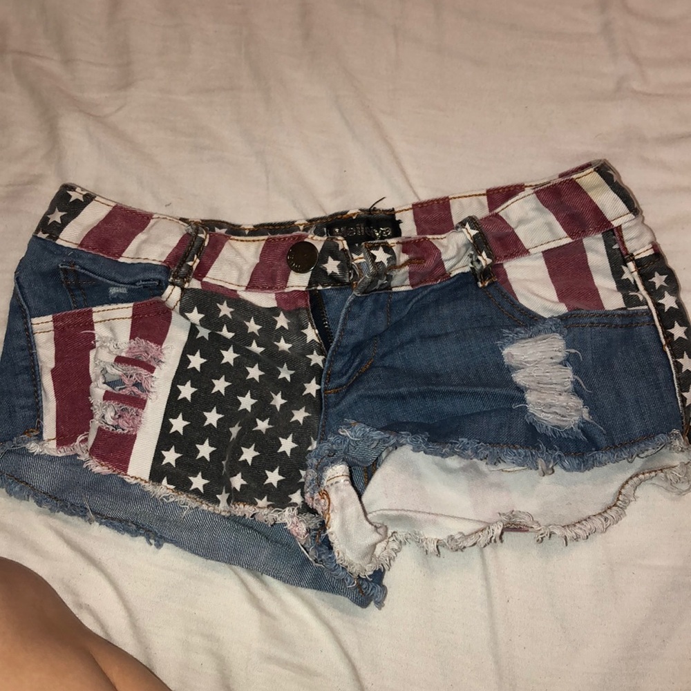 American flag shorts